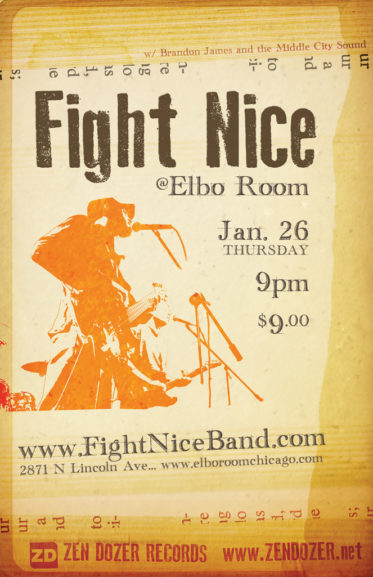 Fight Nice Elbo Room poster