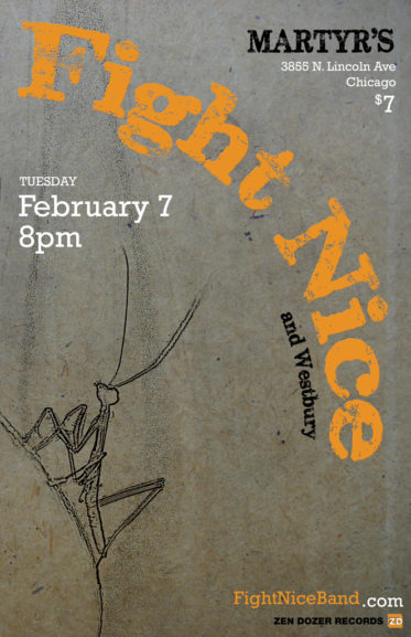 Fight Nice Martyr's poster