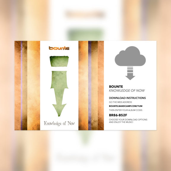 Bounte - music download card