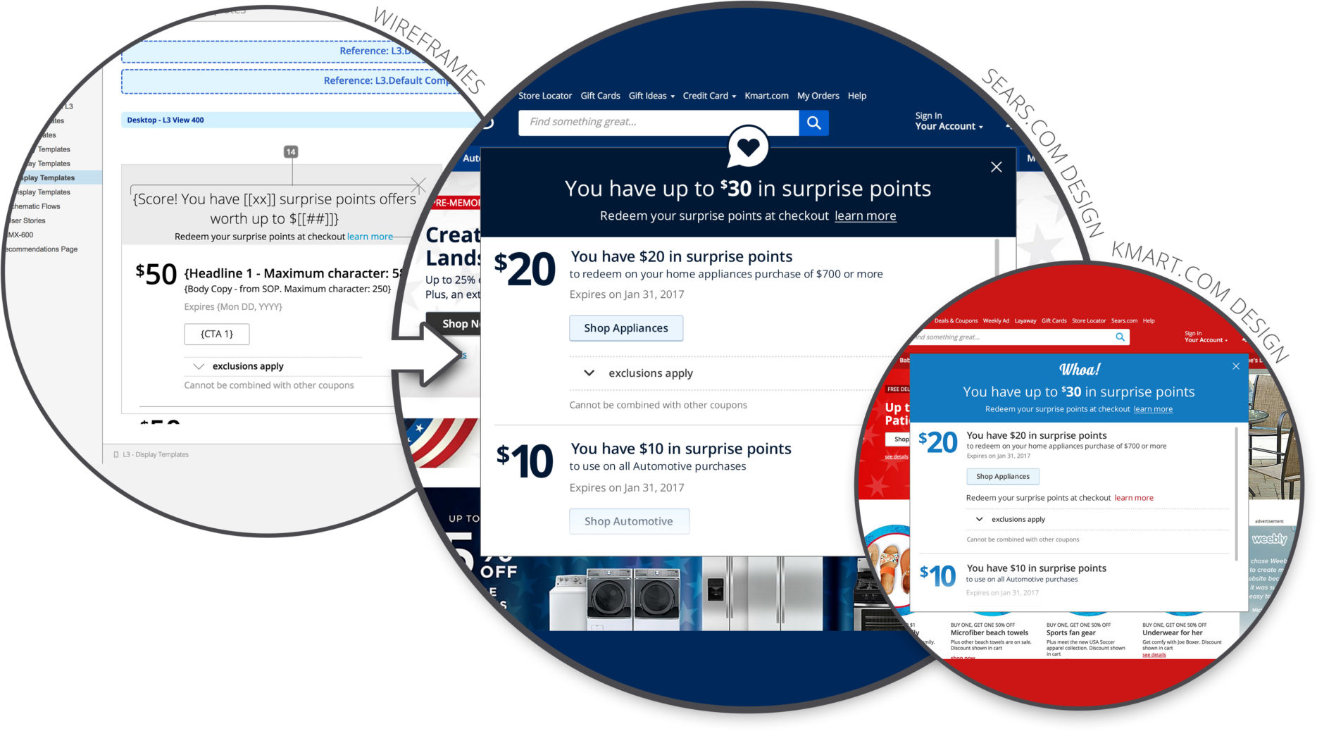 wireframes to design